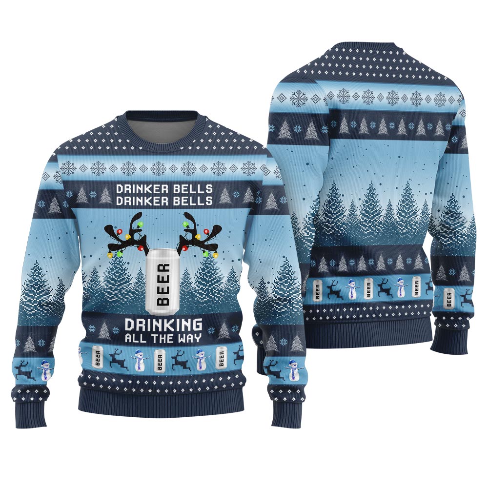 Custom Beer Men's Ugly Christmas Sweater