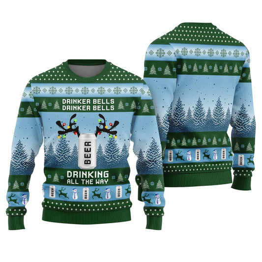 Custom Beer Ugly Christmas Sweater Adults