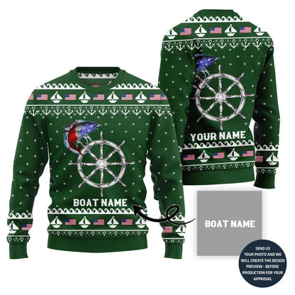 Custom Board Name Ugly Christmas Sweater