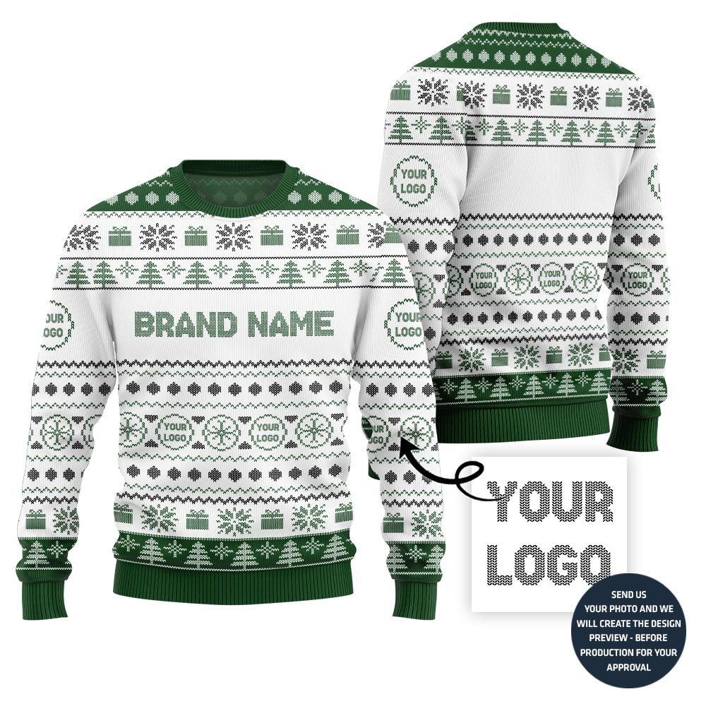 Custom Brand Name Ugly Xmas Sweater
