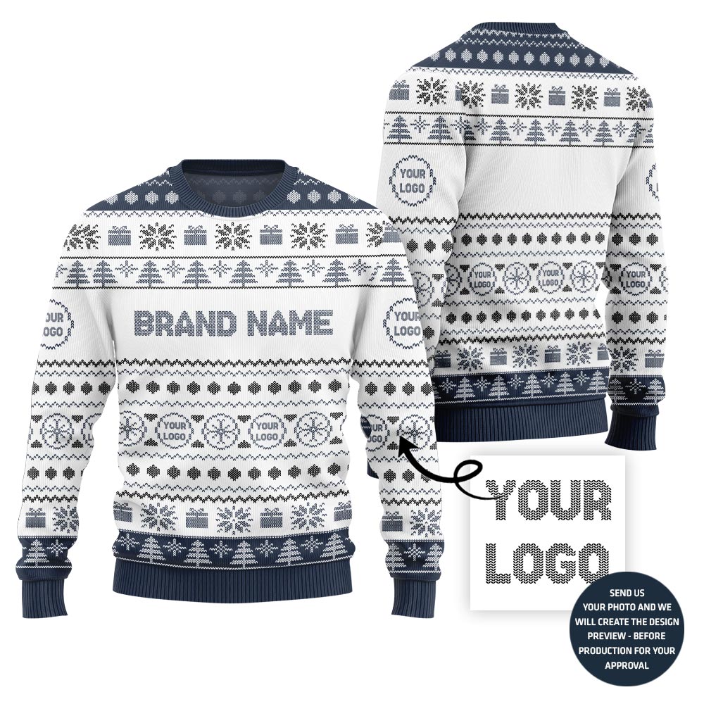 Custom Brand Name Ugly Xmas Sweater