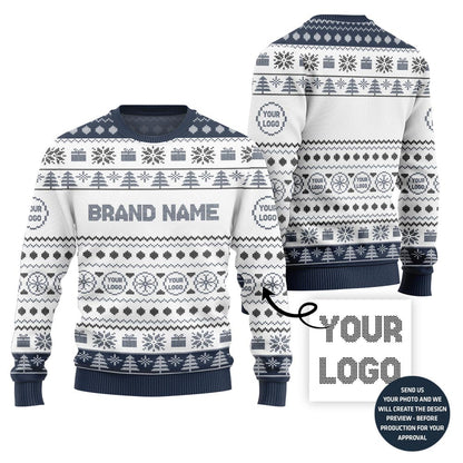 Custom Brand Name Ugly Xmas Sweater