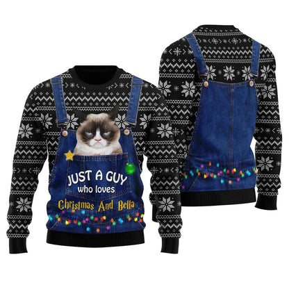 Custom Cat Christmas Sweater Women