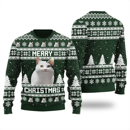 Custom Cat Meme Ugly Christmas Sweater