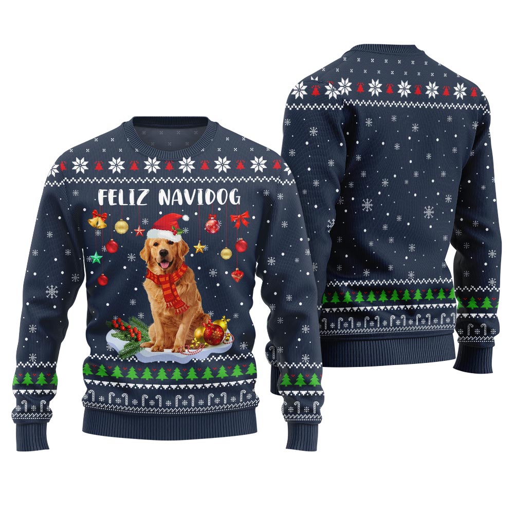 Custom Christmas Sweater With Dog For Pet Lovers