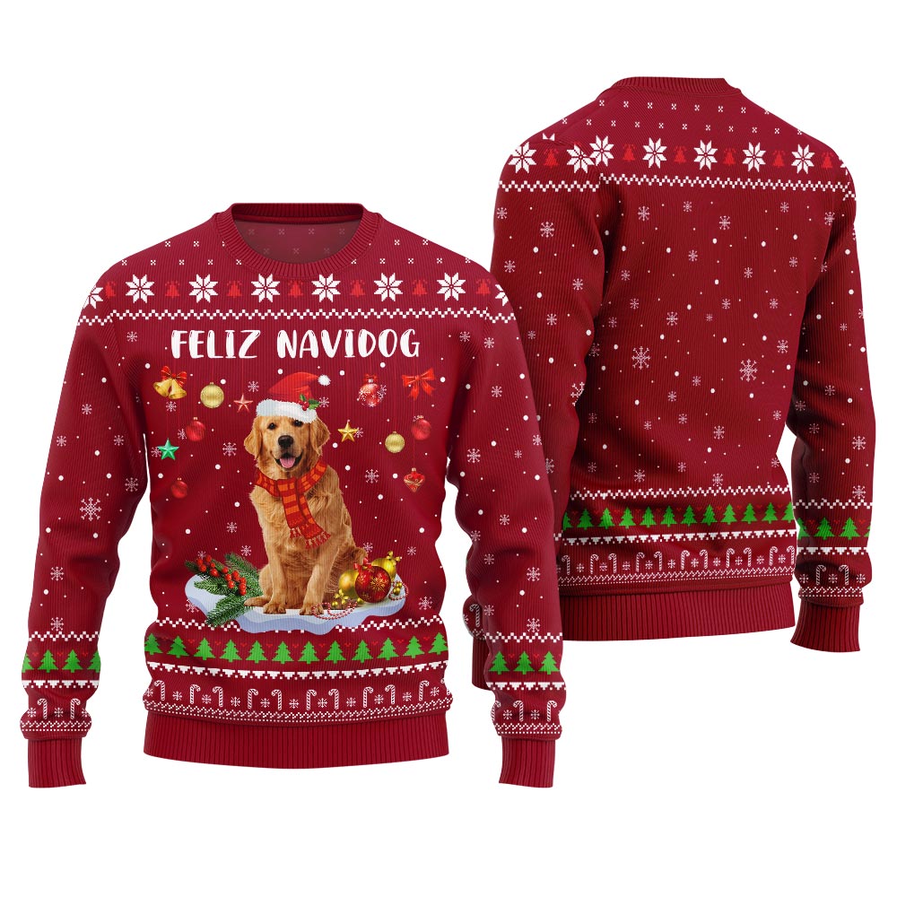 Custom Christmas Sweater With Dog For Pet Lovers