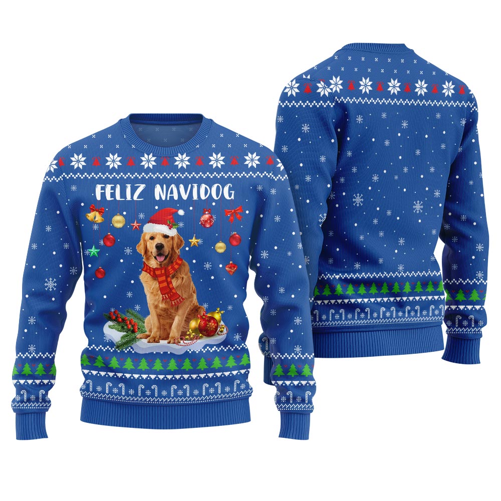 Custom Christmas Sweater With Dog For Pet Lovers
