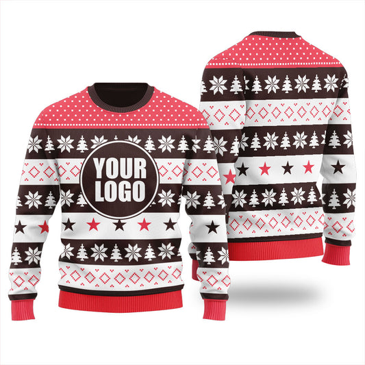 Custom Company Logo Ugly Christmas Sweater For Men