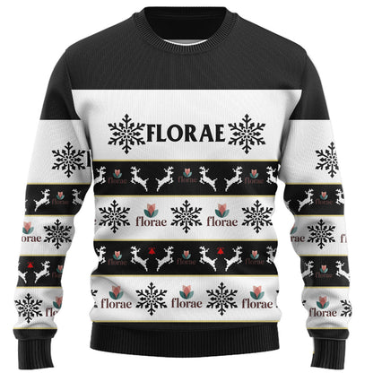 Custom Company Logo Ugly Christmas Sweater With Live Preview