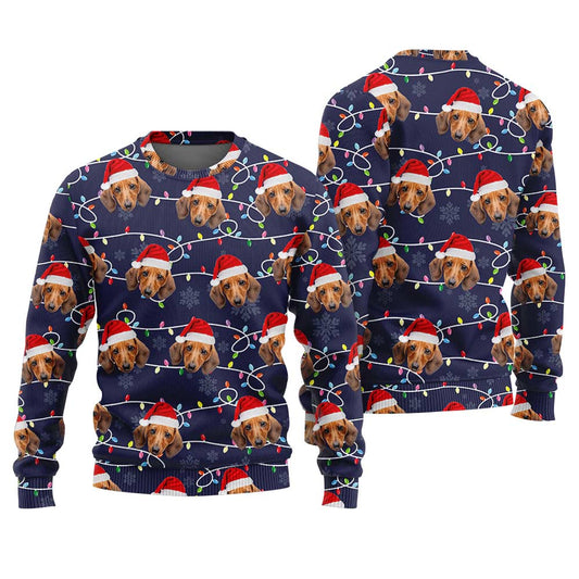 Custom Dog Christmas Bulbs Ugly Sweater