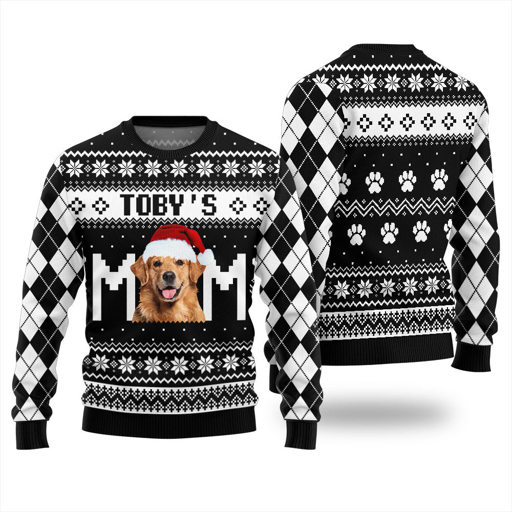 Custom Dog Face Ugly Christmas Sweater Unisex