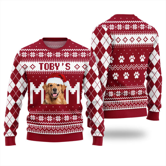 Custom Dog Face Ugly Christmas Sweater Unisex
