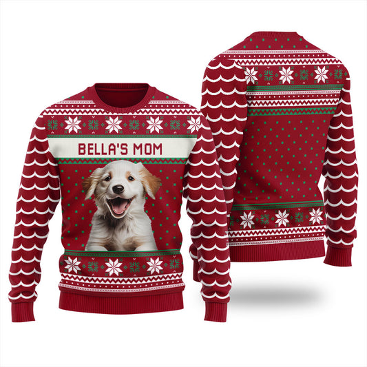 Custom Dog Name Ugly Christmas Sweater : Warm & Fun!