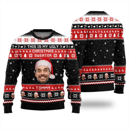 Custom Face This Is My Ugly Christmas Sweater