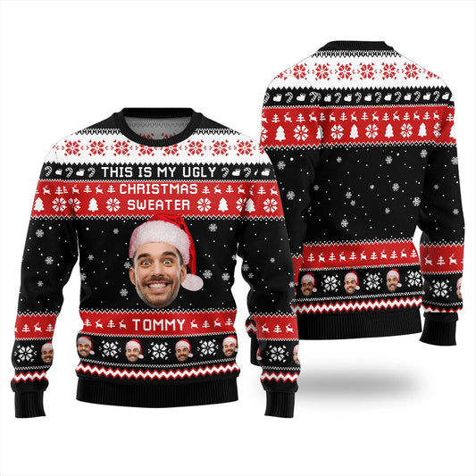 Custom Face This Is My Ugly Christmas Sweater