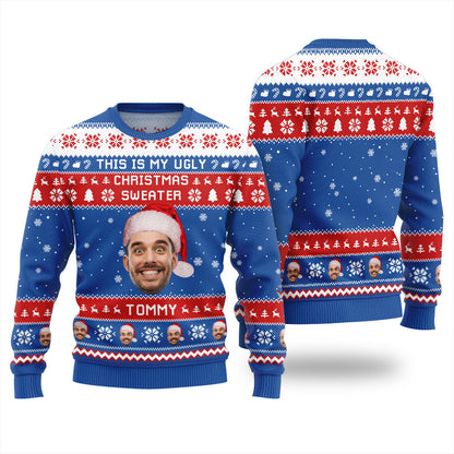 Custom Face This Is My Ugly Christmas Sweater