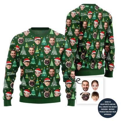 Custom Family And Pet Funny Ugly Christmas Sweater