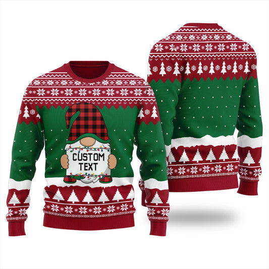 Custom Gnome Ugly Sweater For Women