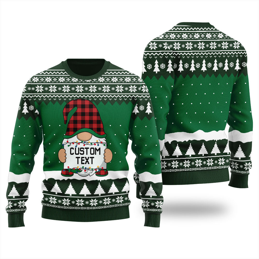Custom Gnome Ugly Sweater For Women