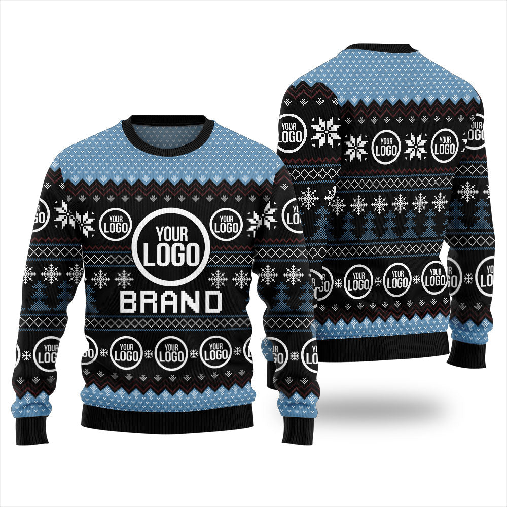 Custom Logo And Brand Name Christmas Sweater For Company Men