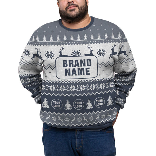 Custom Logo And Brand Name For Business Plus Size Sweater