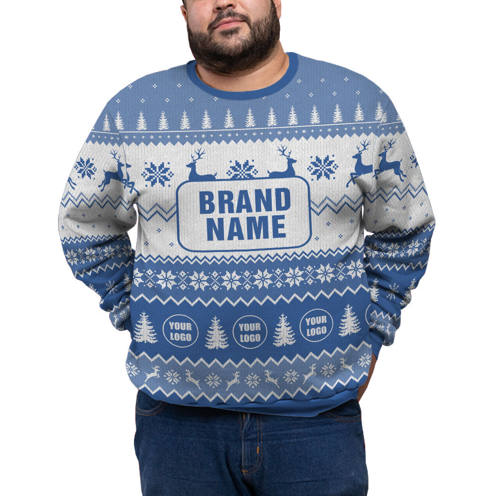 Custom Logo And Brand Name For Business Plus Size Sweater