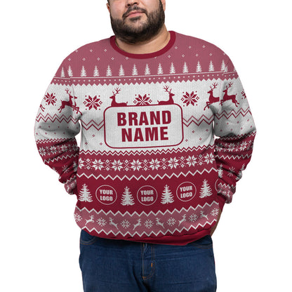Custom Logo And Brand Name For Business Plus Size Sweater