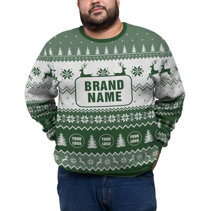 Custom Logo And Brand Name For Business Plus Size Sweater