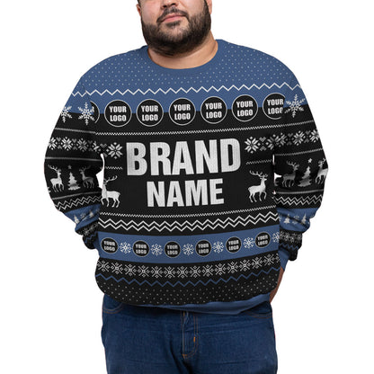 Custom Logo And Brand Name Plus Size Ugly Xmas Sweater