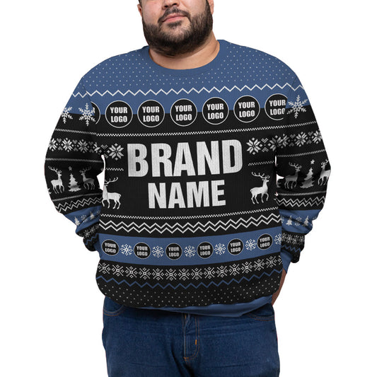 Custom Logo And Brand Name Plus Size Ugly Xmas Sweater