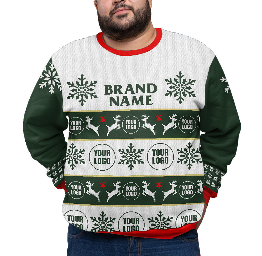 Custom Logo And Brand Name Plus Size Xmas Sweater