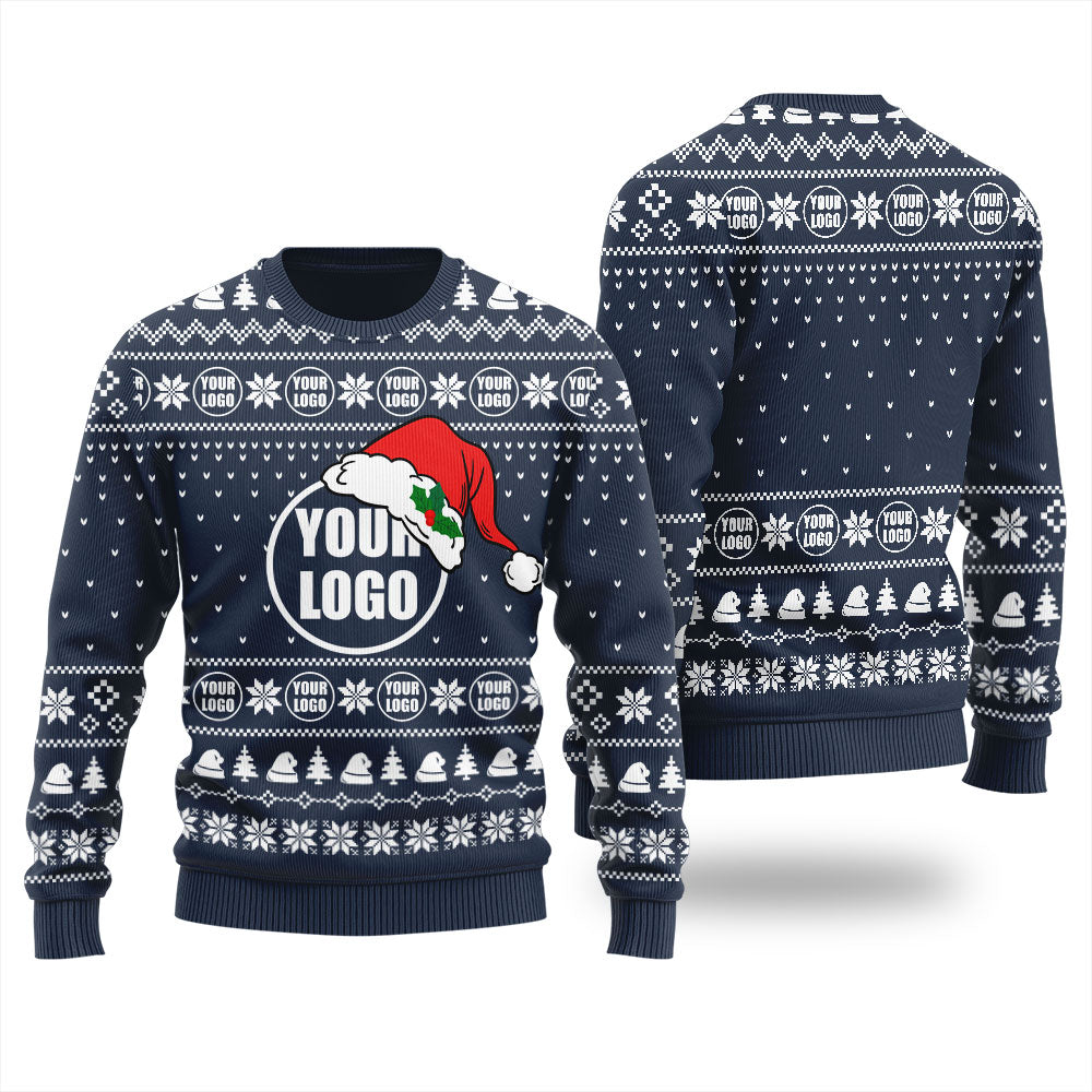 Custom Your Logo Ugly Christmas Sweater Women