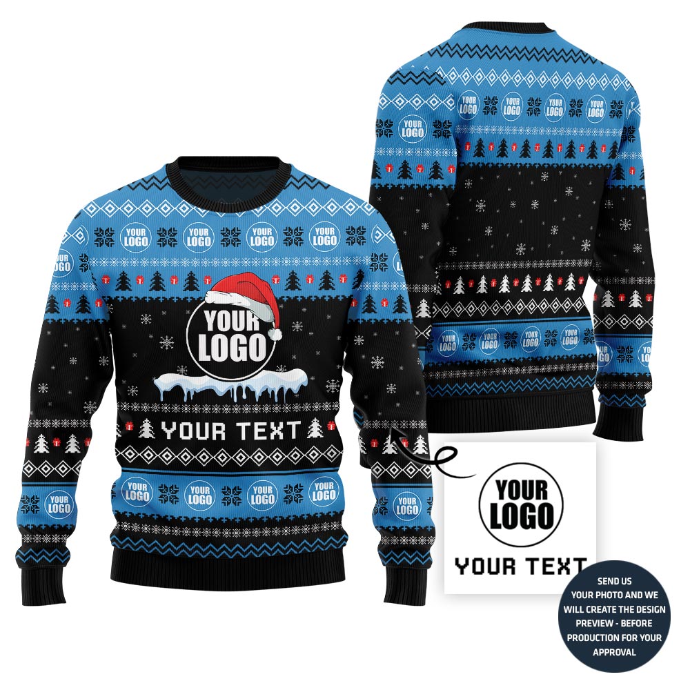 Custom Logo Christmas Sweater For Brand