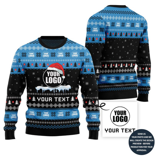 Custom Logo Christmas Sweater For Brand