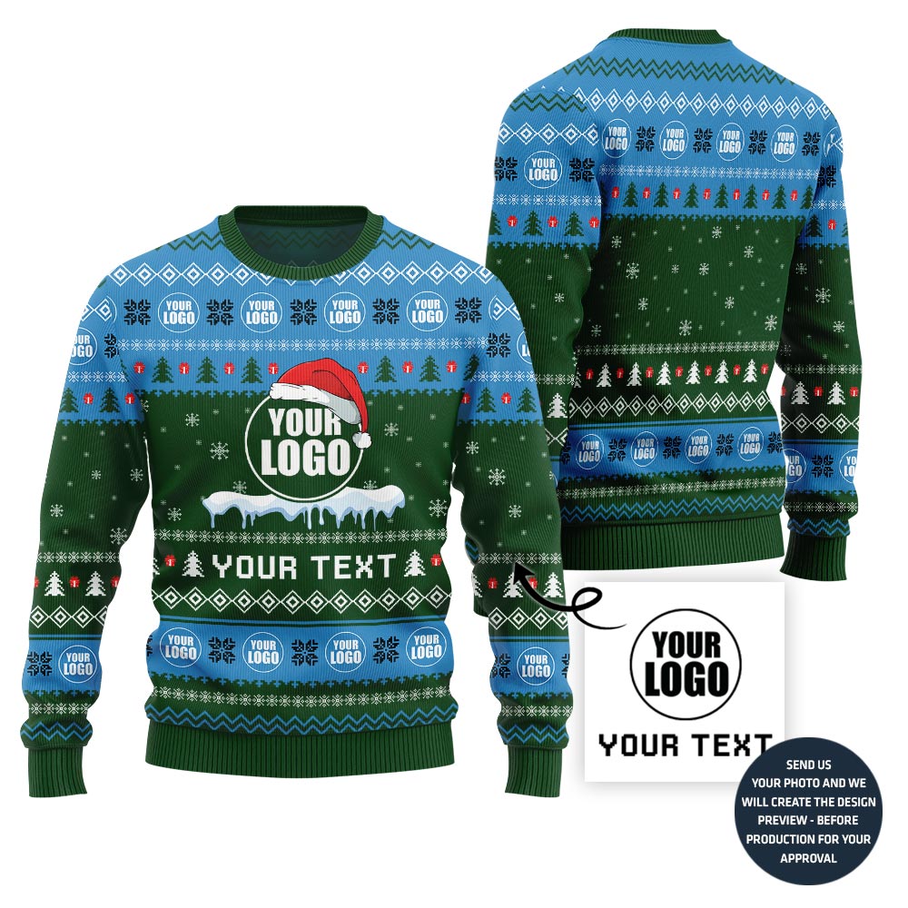 Custom Logo Christmas Sweater For Brand