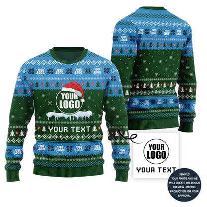 Custom Logo Christmas Sweater For Brand