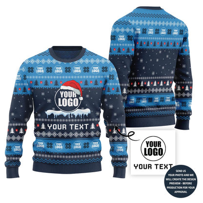 Custom Logo Christmas Sweater For Brand