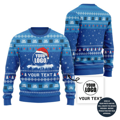 Custom Logo Christmas Sweater For Brand