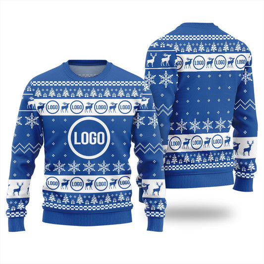 Custom Logo Christmas Sweater Women