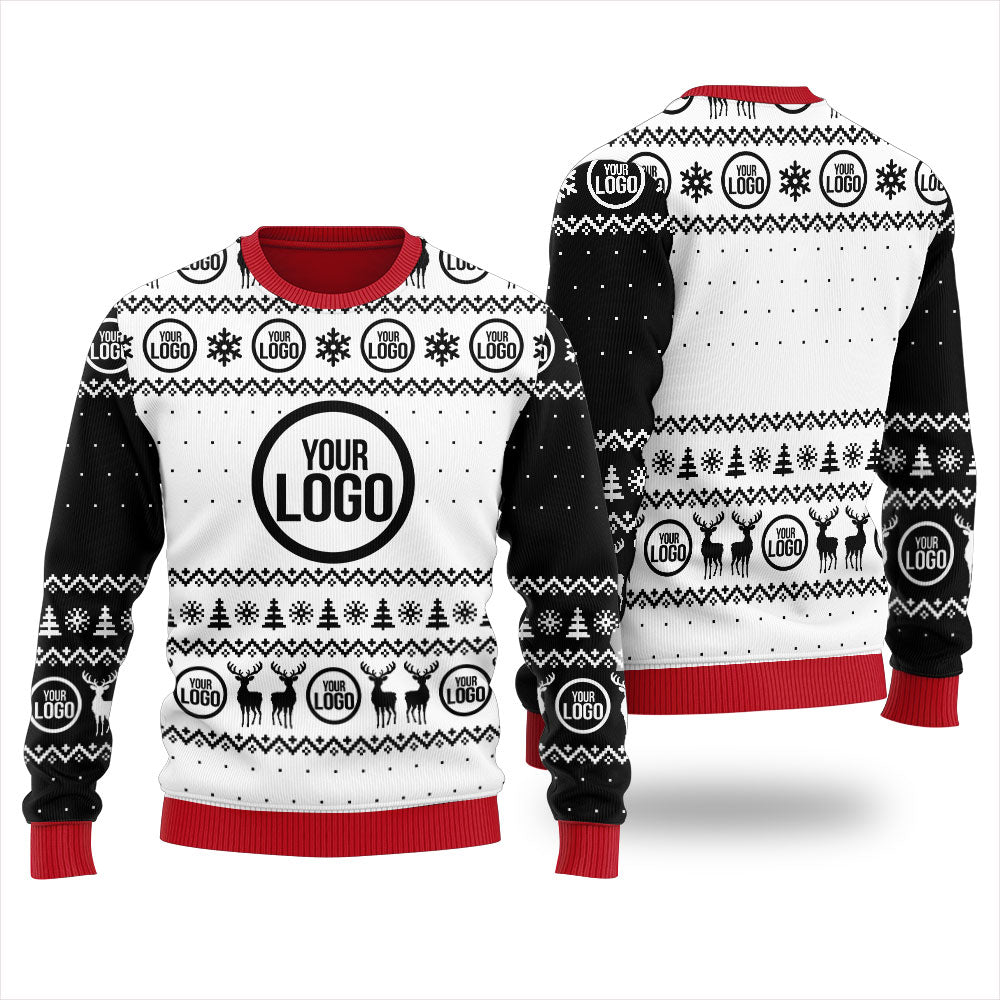 Custom Logo Christmas Ugly Sweater