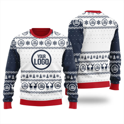 Custom Logo Christmas Ugly Sweater