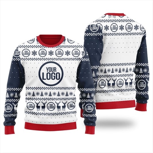 Custom Logo Christmas Ugly Sweater