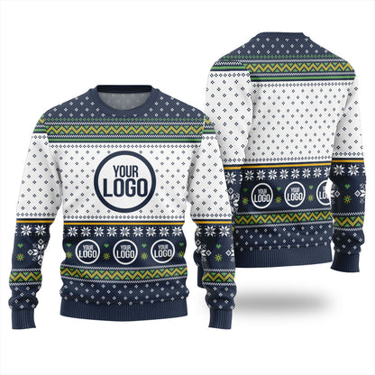 Custom Logo Christmas Ugly Sweater For Brand