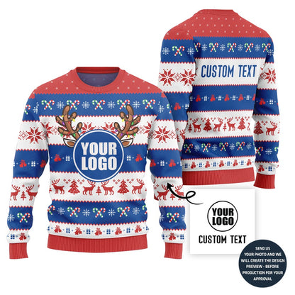 Custom Logo For Bulk Order Ugly Xmas Sweater