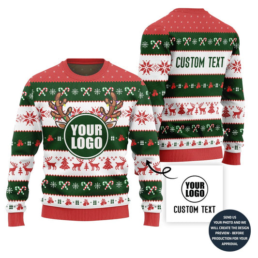 Custom Logo For Bulk Order Ugly Xmas Sweater