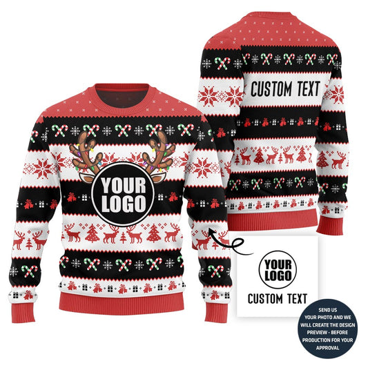 Custom Logo For Bulk Order Ugly Xmas Sweater