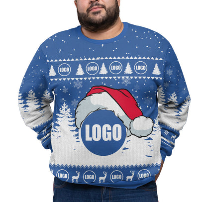 Custom Logo For Business Ugly Christmas Plus Size Sweater