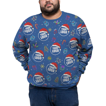 Custom Logo For Company Plus Size Christmas Sweater