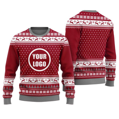 Custom Logo Nordic Christmas Sweater