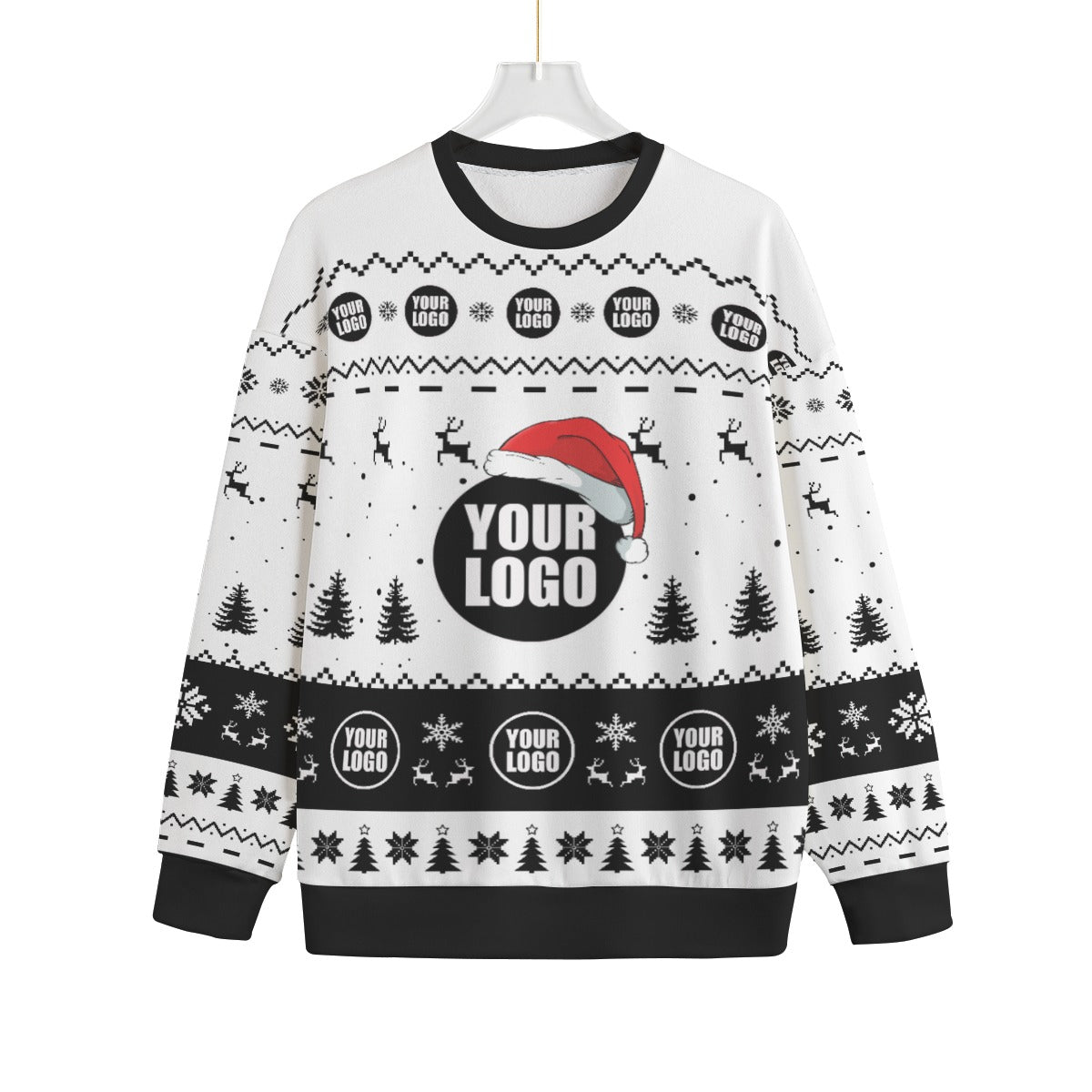 Custom Logo Plus Size Ugly Christmas Sweater